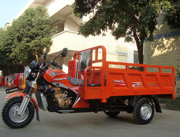 Rouleur du Chinois 3 de tricycle de cargaison de l'essence 200CC avec de doubles balustrades/sièges de côté