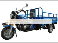 Tricycle cargo Blue Fuel Motor 150CC avec phare rond, charge 800kg