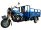 Blue Fuel Motor 150CC Cargo Tricycle With Round Headlight Load 800kg