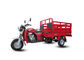 Moto rouge de cargaison de trois roues avec le moteur de refroidissement à l'air de Seat de passager 150CC
