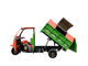 Gasoline 250CC Cargo Tricycle For Waste Collection , Automatic Lifting System